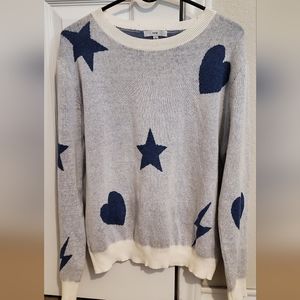 Fate hearts stars and lightning bolt sweater